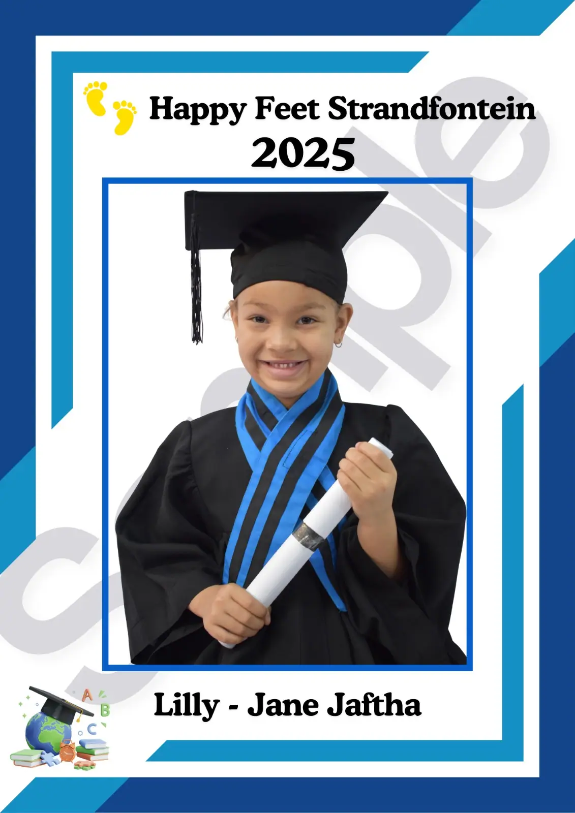 Graduation portrait example